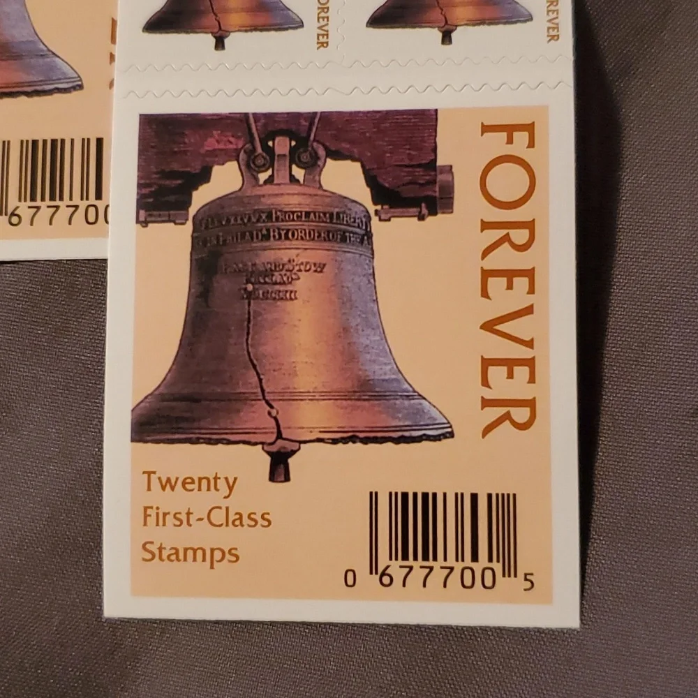 100 First Forever Stamps Liberty Bell 2007 First Class Postage USPS US‎ Mail
